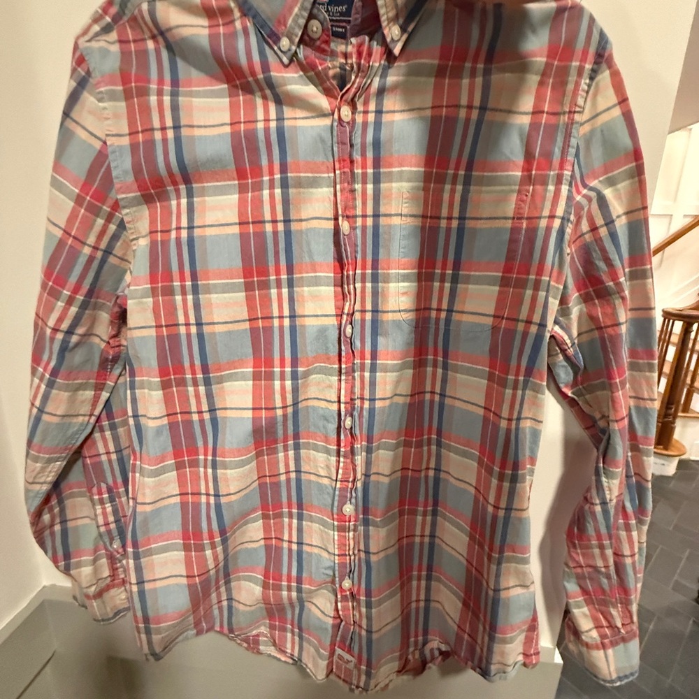 Classic Plaid Men's Vineyard Vines Medium Shirt